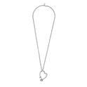 Collar Largo Cuore Color Plata Collar Largo Cuore Color Plata